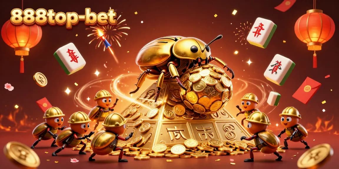 Experience the excitement of 888top-bet with vibrant casino-themed characters and dynamic elements.