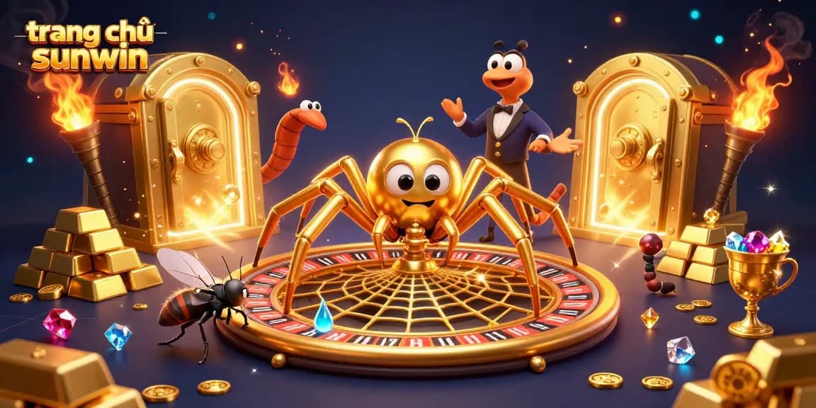 Engage with the world of trang chủ sunwin as a golden spider spins prizes with dazzling gems and roulette excitement.