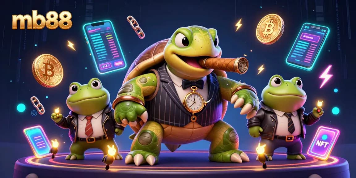Place bets wisely at mb88 with the snapping turtle mobster and unique digital gambling elements.