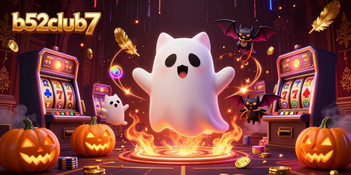 Win big with immersive gameplay at b52club7 featuring a ghost cat and mystical elements!