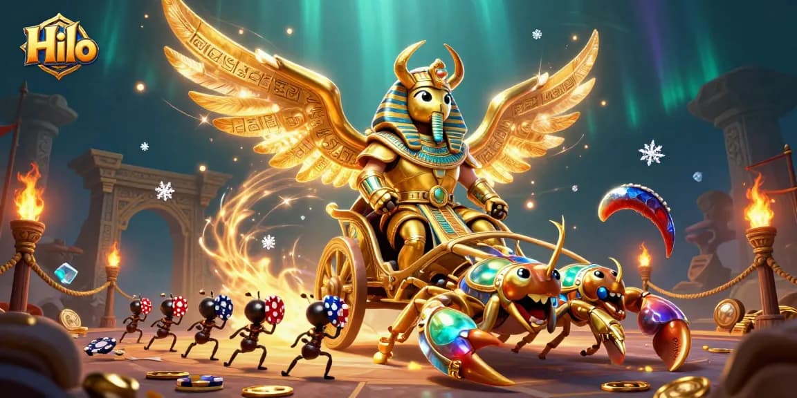 Engage with Hilo at an exciting casino adventure with vibrant characters in a rich environment.