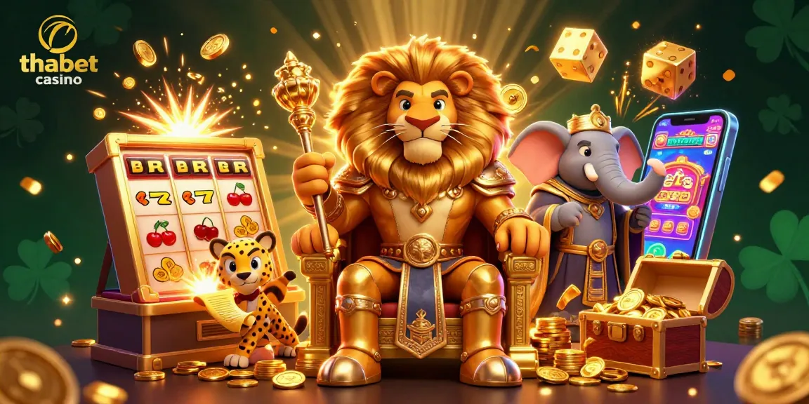 Experience thrilling action at thabet casino with vibrant characters and exciting gaming elements.