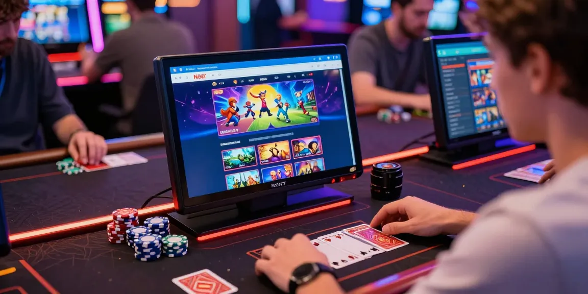 Player engaging with https://nbet.page/ in an immersive online casino setting.