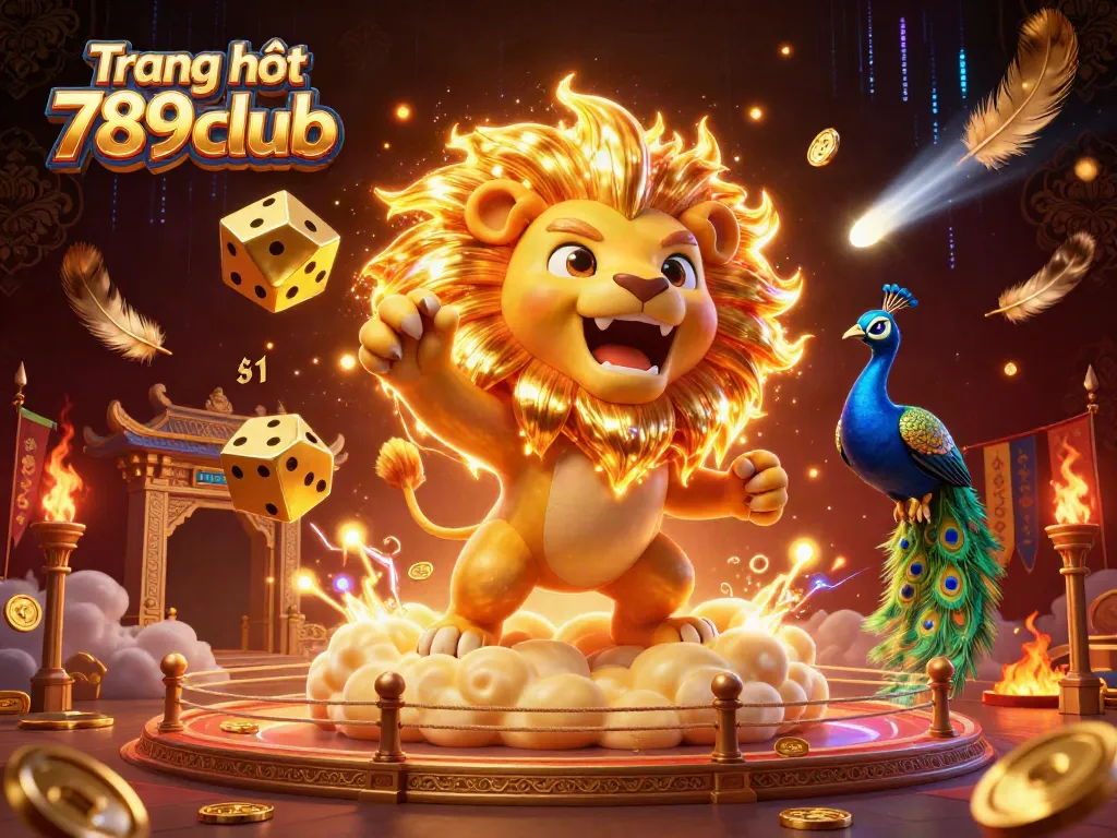 Experience the excitement of Trang chủ 789club with a vibrant casino-themed digital illustration full of games and energy.