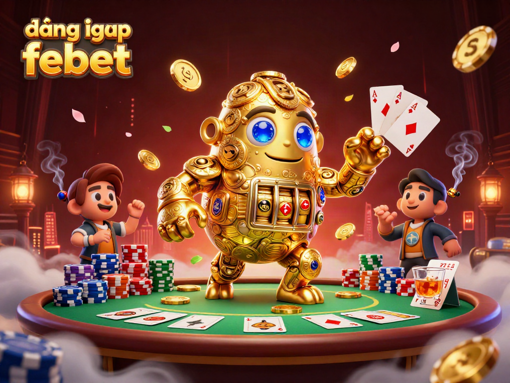 Engage in thrilling gameplay with the golden golem while logging in to FEBET for a unique betting experience.