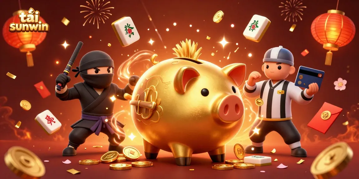 Celebrate with the dynamic scene of tải sunwin as coins and game elements burst into action.
