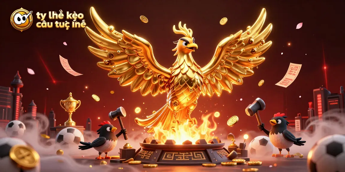 Experience the thrill of tỷ lệ kèo nhà cái trực tuyến with vibrant visuals and dynamic sports betting elements.