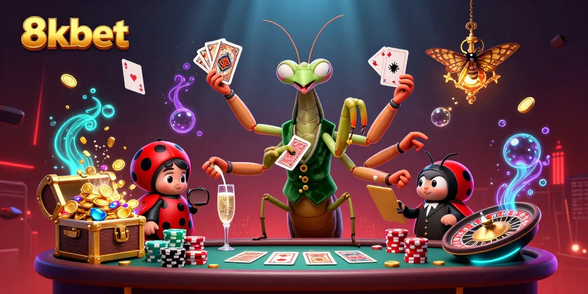 Spin the reels and win big with 8xbet’s vibrant casino adventure featuring lively characters!