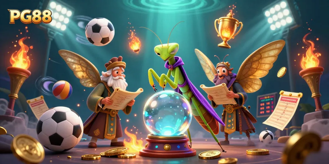 Engage with PG88's dynamic sports betting scene featuring characters among lively game elements.
