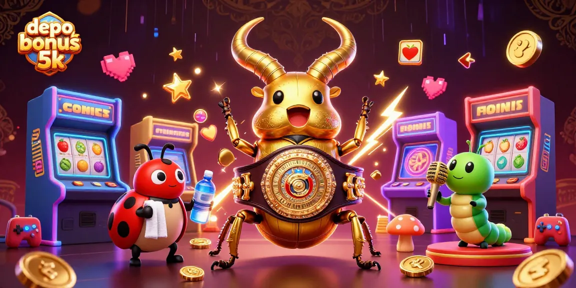 Engage with depo 5k bonus 5k's exciting slot experience featuring vibrant characters and dynamic elements.