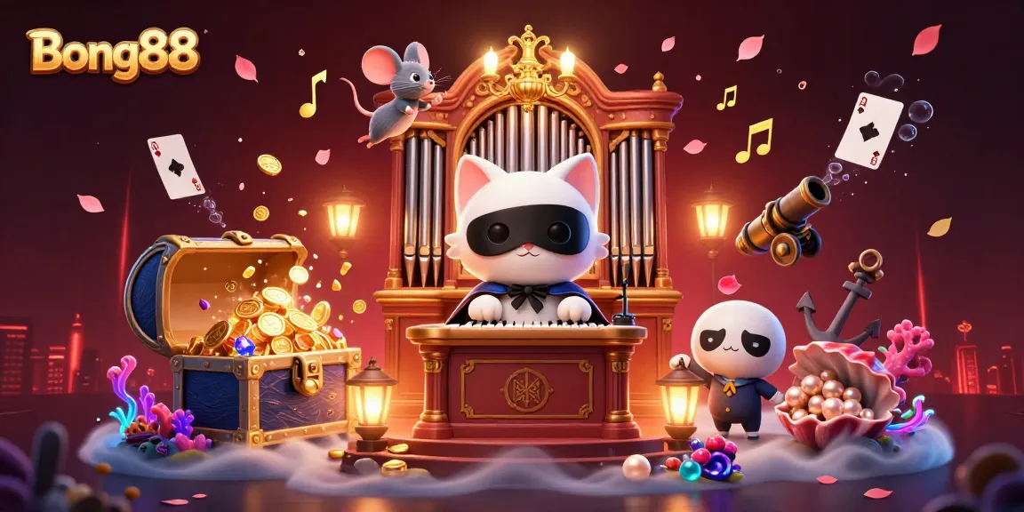 Experience the thrilling excitement of Bong88 with vibrant casino animations and engaging game elements.