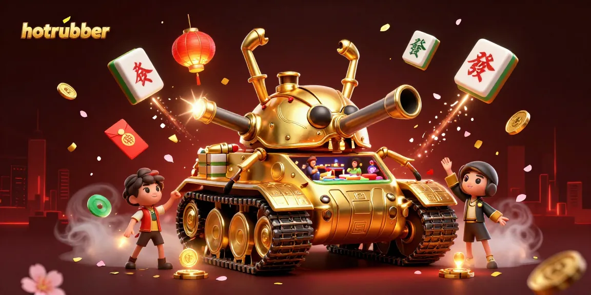 Engage in exciting gameplay at hotrubber's dynamic casino scene with rich 3D illustration.