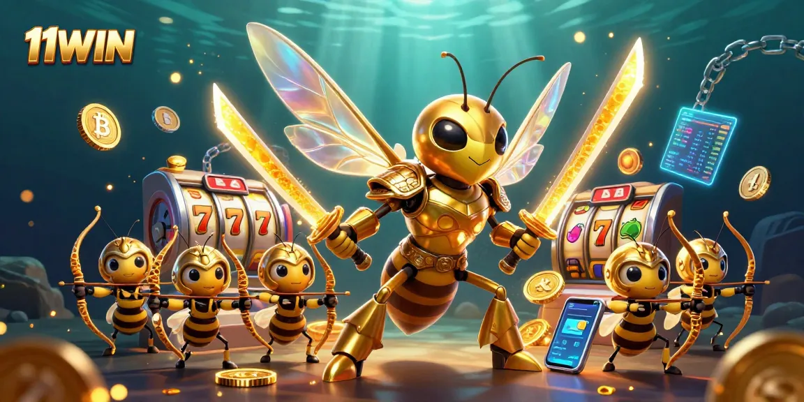 11WIN invites players to experience a vibrant 3D casino adventure with unique characters and games.