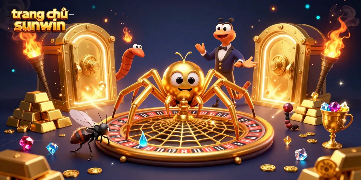 Engage with the world of trang chủ sunwin as a golden spider spins prizes with dazzling gems and roulette excitement.
